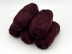 4ply merino Aubergine 50g balls