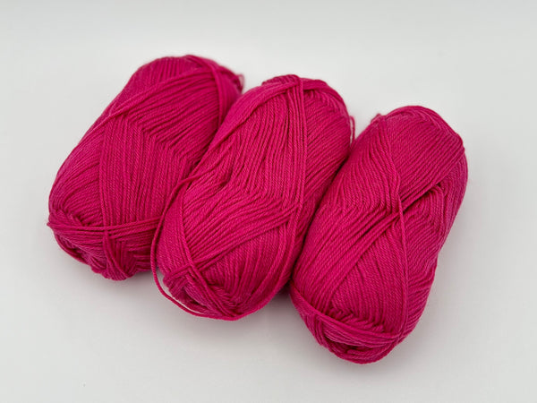 4ply merino Pink 50g balls